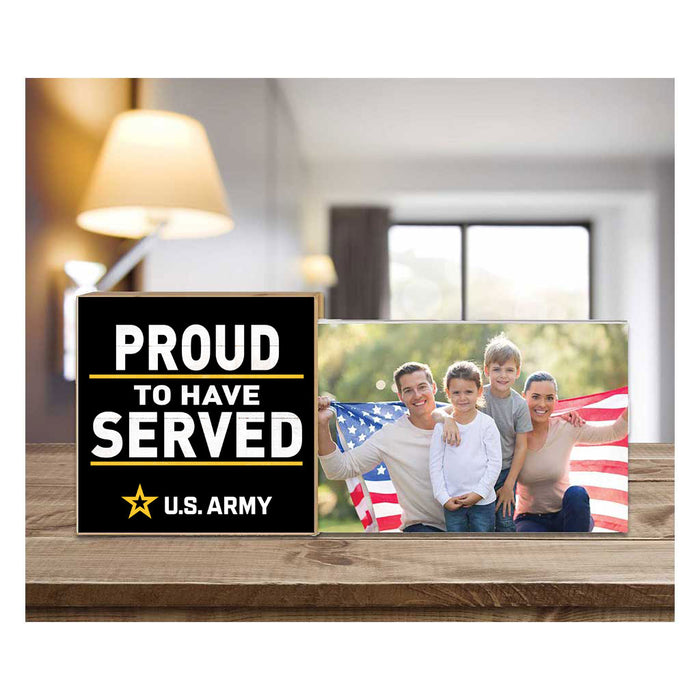 U.S. Army Proud To Have Served Floating Picture Frame