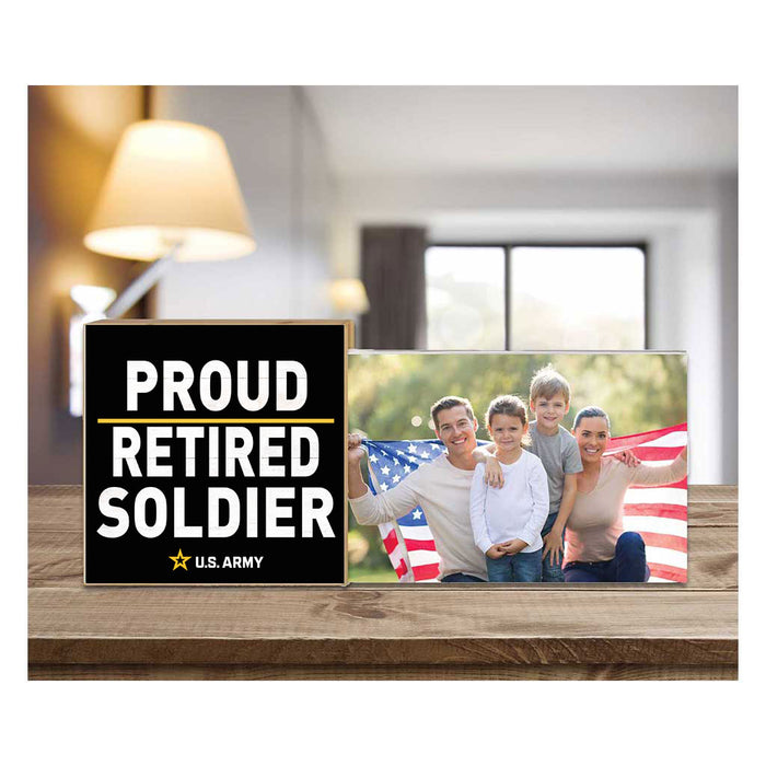 U.S. Army Retired Soldier Floating Picture Frame