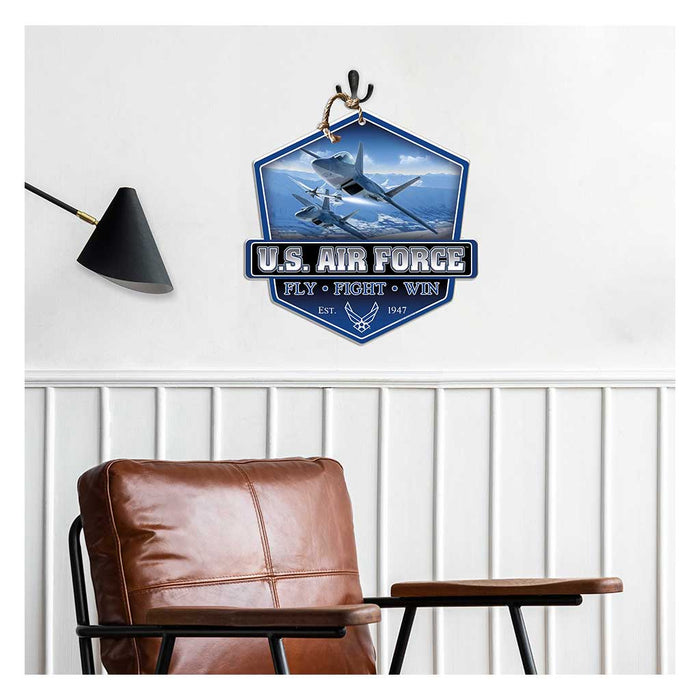 USAF Air Power Badge 20 x 20 inch Sign