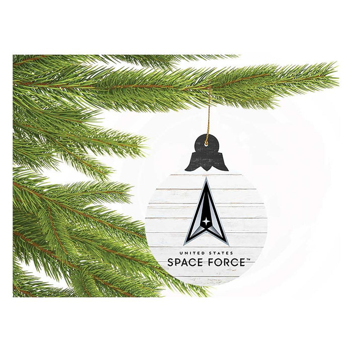 U.S. Space Force Logo Christmas Ornament - Made In The USA