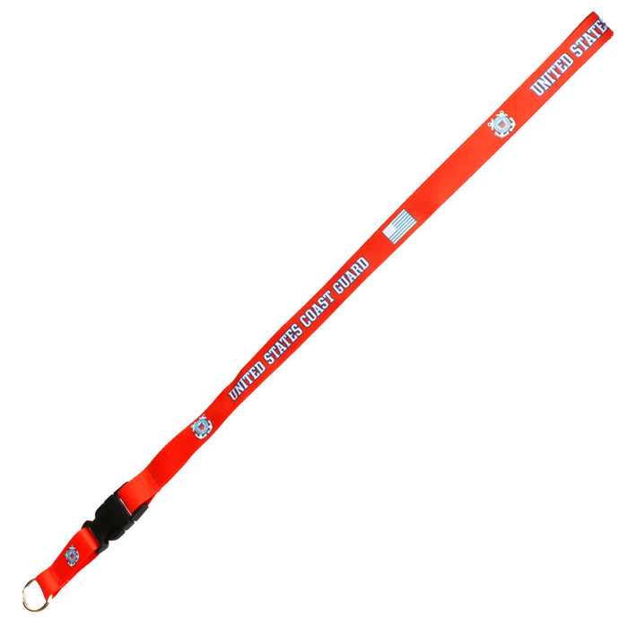 7.62 Design Coast Guard Orange Lanyard - Officially Licensed USCG Product