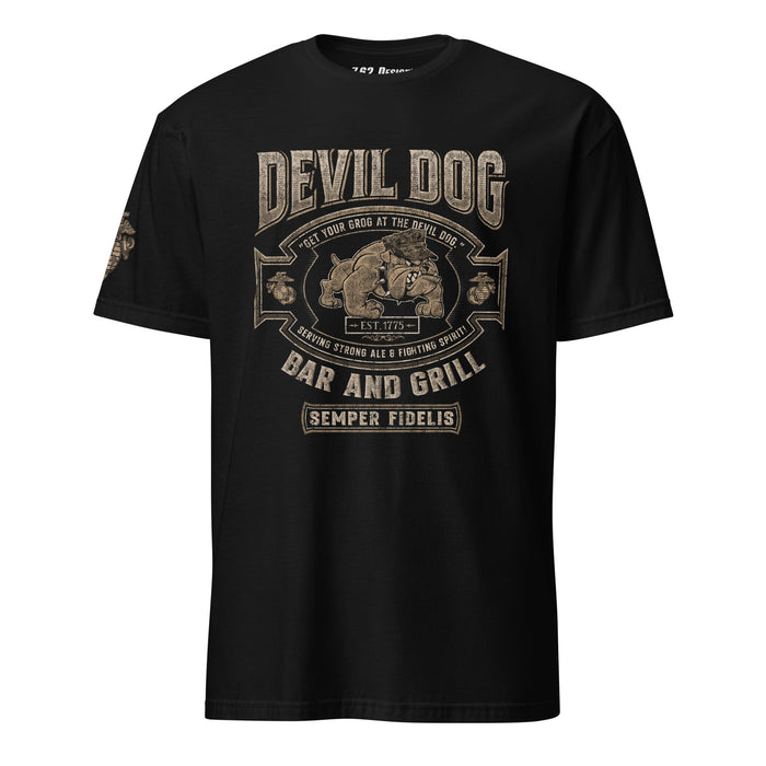 USMC Devil Dog Bar & Grill T-Shirt