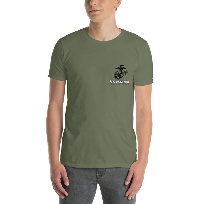 USMC- Veteran Flag - T-Shirt