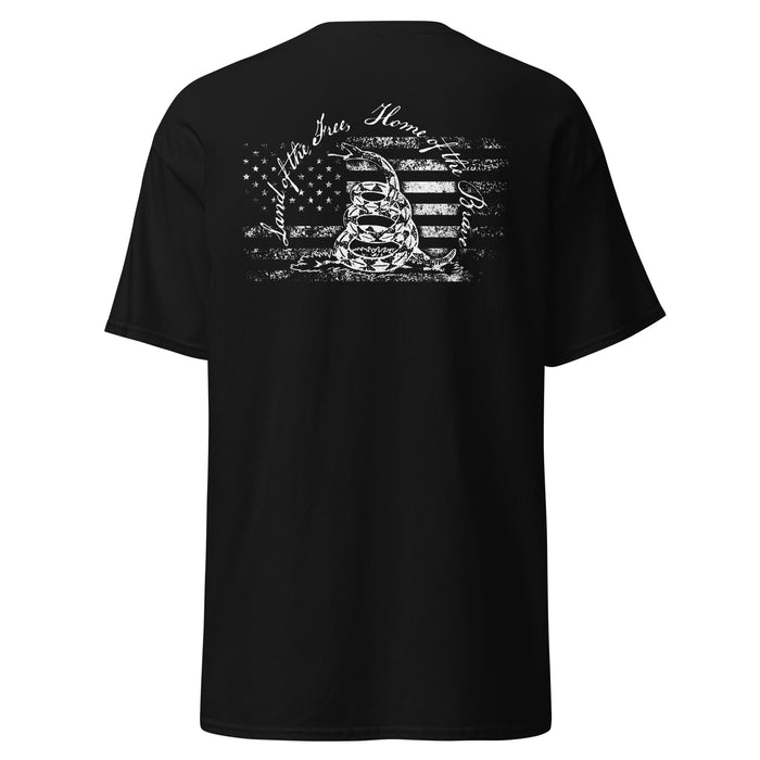 Land Of The Free Patriotic Men's T-Shirt