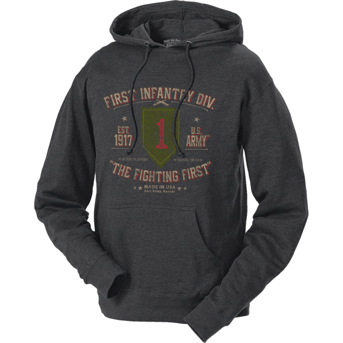1st Infantry Division Retro Hoodie