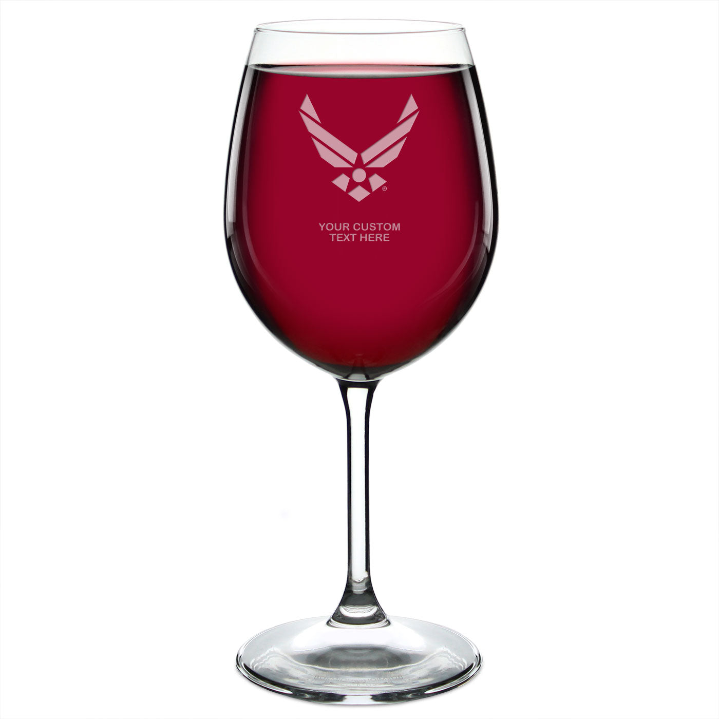 Etched Red Wine Glass I Do Crew - Design: WG6 - Everything Etched