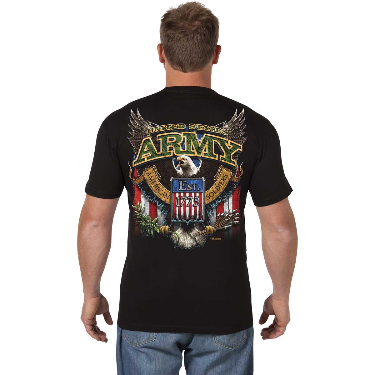 Army 'Fighting Eagle' 7.62 Design Battlespace Men's T-Shirt