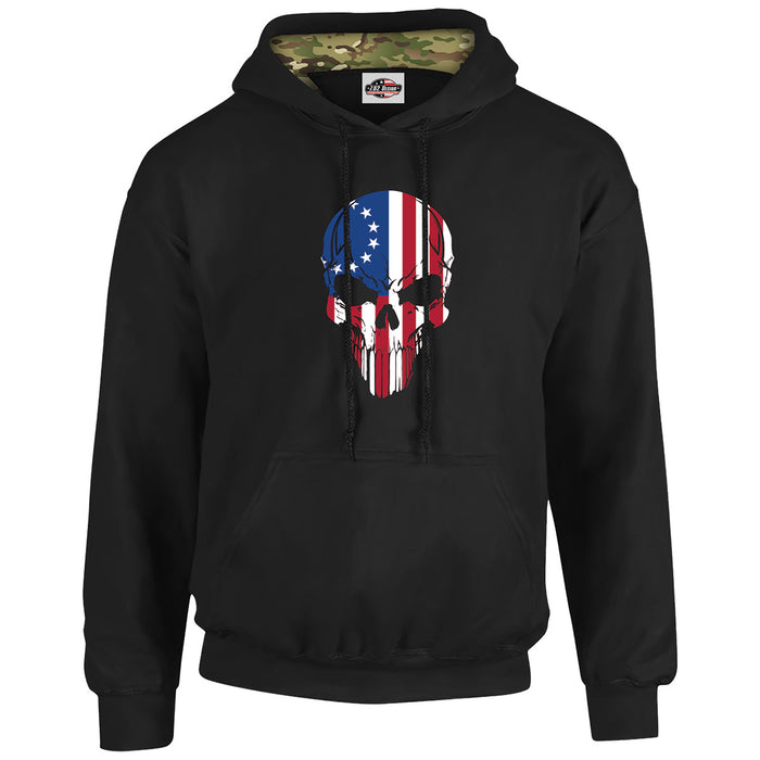 7.62 Design Betsy Ross Flag Camo Hoodie - Black