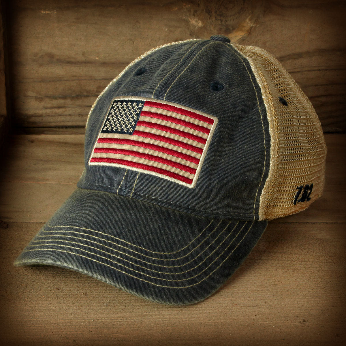 7.62 Design Patriotic Vintage Trucker Hat